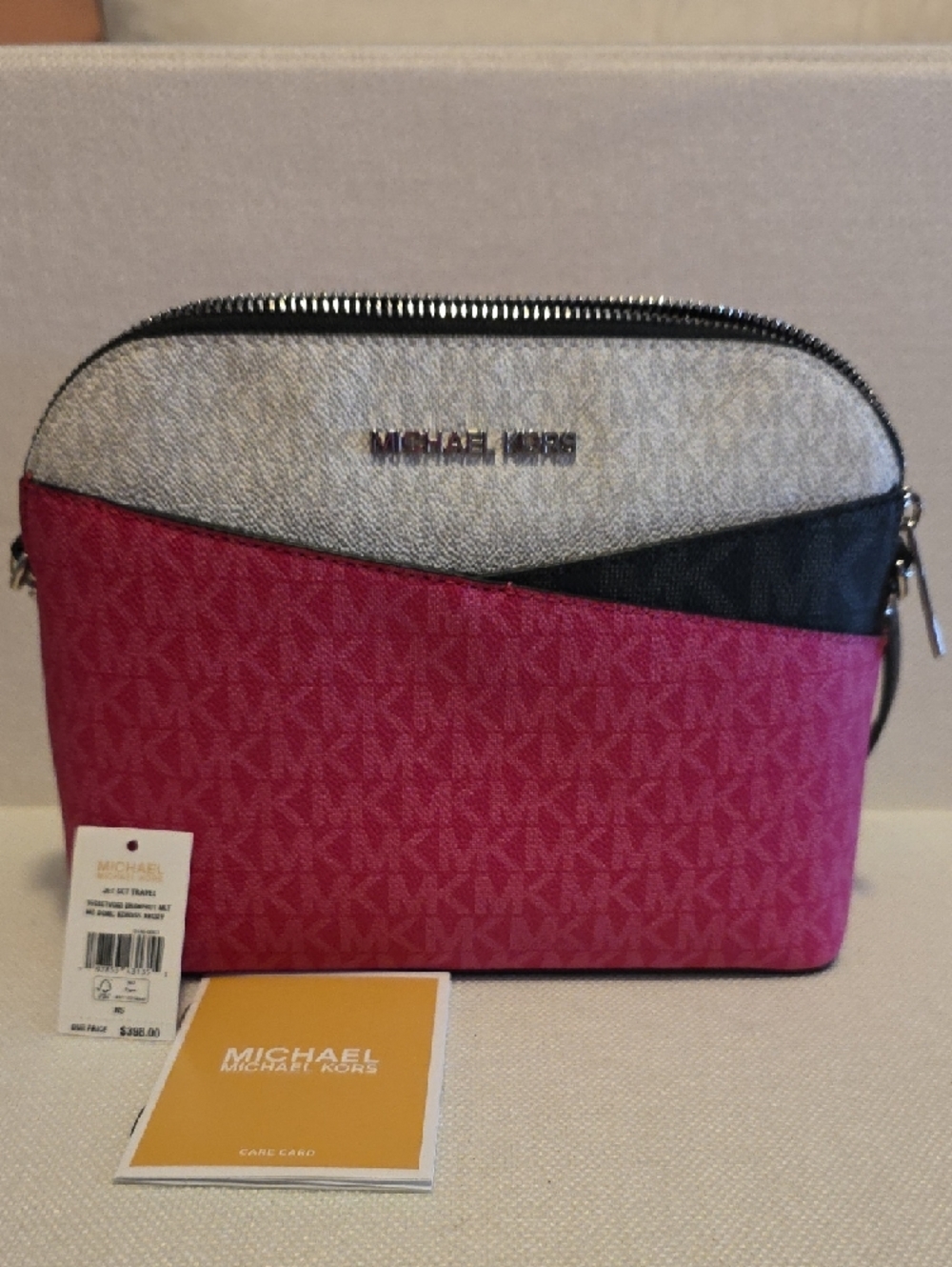 NWT Michael Kors Jet Set Travel Dome Crossbody- Multi Color